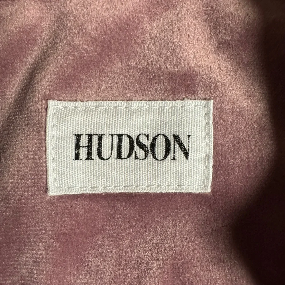 Hudson Kids Velvet Moto Jacket Pink Girls‎ Size 12 Months